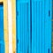 old door in morocco africa ancien and wall ornate blue yellow