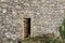 Old door on an old stone house in Dobrinj, island Krk, Croatia.