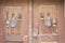 old door, wine cellars, Villanykovesd, Hungary