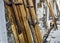 Old doors in ancient architecture in Beihai, Guangxi