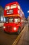 Old double-decker bus, London.