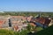 The old downtown of Petrovaradin, Serbia. The view from the fortress