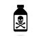 Old drug bottle, Deadly poison in bottle icon