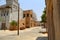 Old Dubai of buildings and traditional Arabian streets. Historical Al Fahidi neighborhood, Al Bastakiya