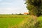 Old Dutch farmhouse with an orange tiled roof