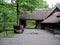 Old ecological cabin in Skansen park