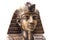 Old Egyptian pharaoh Statue isolated