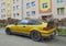 Old elegant popular small coupe car Honda Civic CRX parked