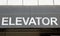 Old Elevator Sign