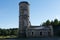 Old elevator tower from a closed down mine