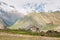 Old Empty Abandoned Forsaken Village With Dilapidated Houses In