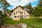 Old empty and abandoned house, ancient house with impression stone wall Vietnam city of Da lat