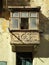 Old enclosed balcony in Valletta. Malta.