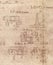 Old engineering blueprint