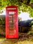 An Old English, Red Telephone Kiosk