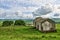 Old English stone barns