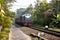 Old english train on Sri Lanka railway