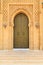 Old entrance door at the Royal palace in Morocco Fes