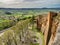 The old etruscan city walls in Orvieto, Umbria