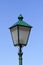 Old european streetlamp