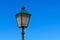 Old european streetlamp