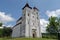 Old Evangelical church - historical and architectural monument, Herina, landmark attraction in Romania