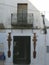 Old facade typical andalusia style