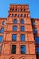 Old factory building in Manufactura rebuilt as a hotel in Lodz
