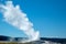 Old faithful, active geysir in Yellowstone National Park