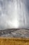 Old Faithful Eruption Closeup