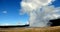 Old Faithful Eruption in Yellow Stone National Park