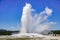 The Old Faithful geyser erupting, Yellowstone National Park