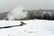 Old Faithful Geyser Winter