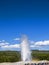 Old Faithful Geyser in Yellowstone National Park in Wyoming USA