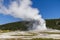 Old faithful geysir eruption in Yellowstone