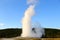 Old Faithful in Yellowstone national park, Wyoming