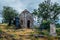 An old family-owned mausoleum, a crypt on an abandoned Jewish cemetery