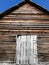 An old farm apple barn attic exterior