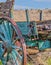 Old Farm Wagon still shows its bright colors in South Central Washington