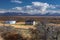 Old farmhouse in the chilean pampas