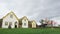 Old Farmhouse Laufas Glaumbaer farm Folk Museum turf roof houses in Iceland