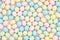 Old fashion pale multi colored Easter egg background