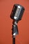 Old fashion retro microphone