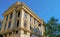 Old fashioned Austrian Hungarian historical architecture building with blue sky