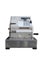 Old fashioned cash register on white background