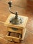 Old-fashioned coffee mill