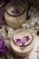 OLD-FASHIONED CREAMY DESSERT HONEY LILAC POSSET