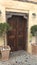 Old fashioned door.