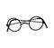 Old fashioned glasses. Vintage glasses