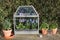 Old fashioned mini greenhouse